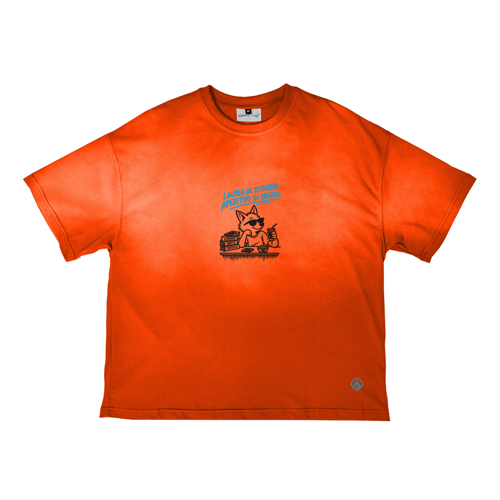 "LAUREA IN RITARDO, APERITIVO IN ORARIO.” - LIMITED T-shirt